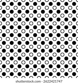 Abstrait points géométriques cercle texture harmonieuse pour le textile, tissus, impression, fond d'écran, papier d'emballage, arrière-plan et décoration. Illustration de motif d'Image vectorielle.