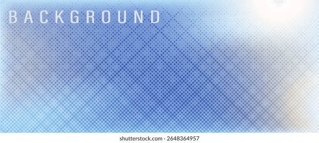 Abstract geometric dots on light blue background. Geometric stripe line art design for poster, brochure, cover, website, header, web banner, presentation.