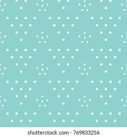 Abstract Geometric Dots Seamless Pattern Background For Scrapbook, Flyers, Posters, Web, Greeting Cards