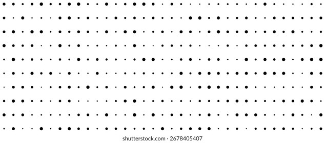 Abstractas patrón geométrico punteado con diseño minimalista en Arte vectorial blanco y negro.