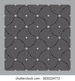 Abstract geometric drawing with lines.Seamless vector background