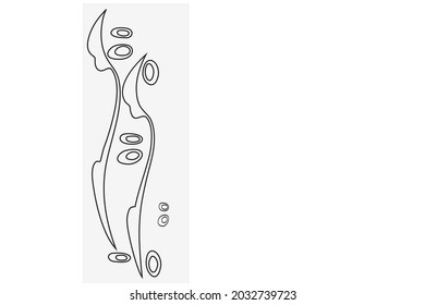 Abstract geometric drawing on a light background.