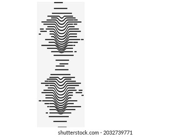Abstract geometric drawing on a light background.