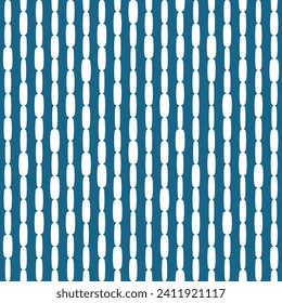 Abstract geometric dress textile pattern. Fashion design pattern. Vector white blue beads background for fashion print.