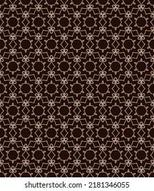 
Abstract geometric duotone background. Seamless vector pattern. Light elements on a dark background.