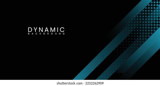 Abstract geometric dynamic background illustration template design