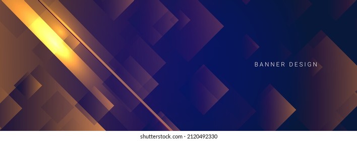 Abstract geometric dynamic elegant colorful modern banner vector