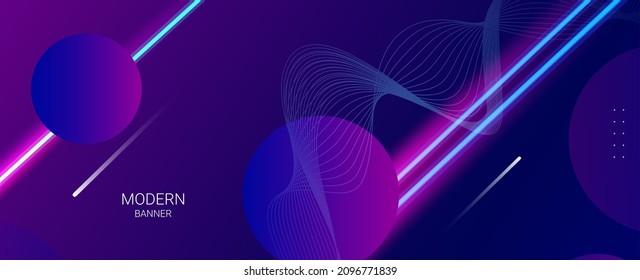 Abstract geometric dynamic flowing modern design pattern background 