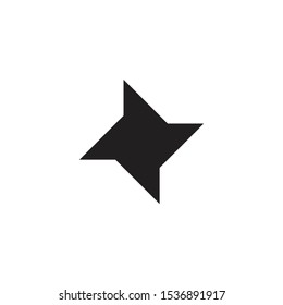 abstract geometric dynamic shape sport logo vector