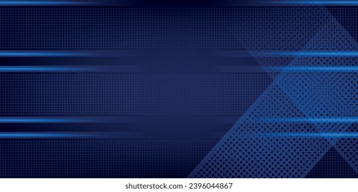 abstract geometric dynamic shapes composition on the blue background