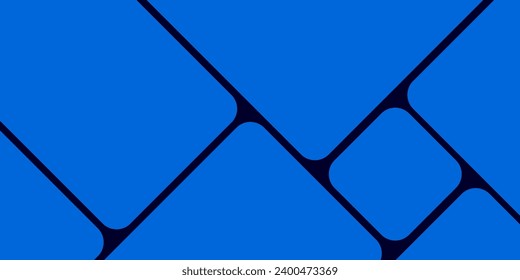 abstract geometric dynamic shapes composition on the blue background