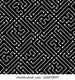 abstract geometric electric circuit cyberpunk pattern background