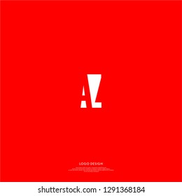 abstract geometric elegant AZ logo letters design concept