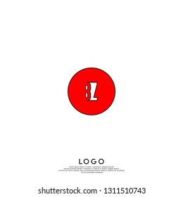 abstract geometric elegant circle lines BZ logo letters design concept in shadow shape