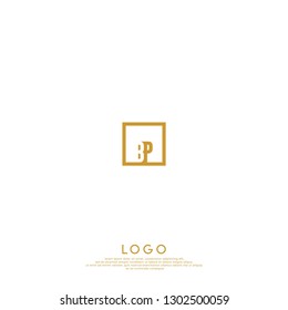 abstract geometric elegant rectangular square BK logo letters design concept in shadow shape