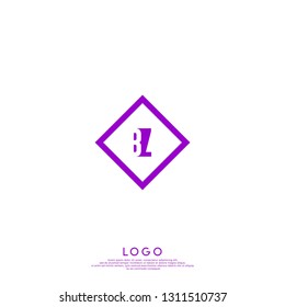 abstract geometric elegant rectangular square BZ logo letters design concept in shadow shape