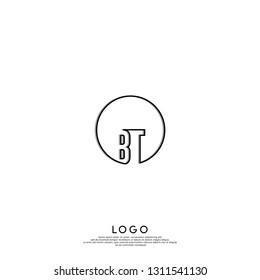 abstract geometric elegant shape BU logo letters design concept in shadow texture