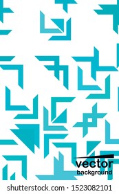 Abstract geometric element in futuristic style . Useful for prints and posters