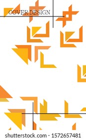 Abstract geometric element in futuristic style . Useful for prints and posters