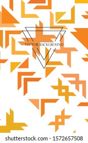 Abstract geometric element in futuristic style . Useful for prints and posters