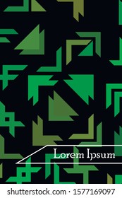Abstract geometric element in futuristic style . Useful for prints and posters