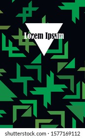 Abstract geometric element in futuristic style . Useful for prints and posters