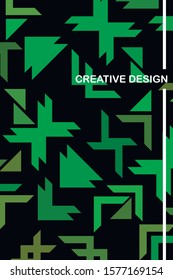 Abstract geometric element in futuristic style . Useful for prints and posters
