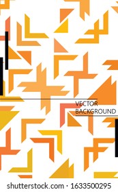 Abstract geometric element in futuristic style . Useful for prints and posters