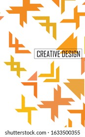 Abstract geometric element in futuristic style . Useful for prints and posters