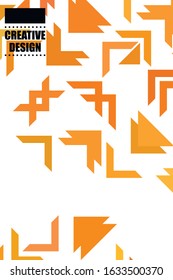 Abstract geometric element in futuristic style . Useful for prints and posters