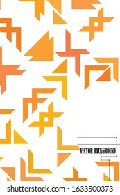 Abstract geometric element in futuristic style . Useful for prints and posters