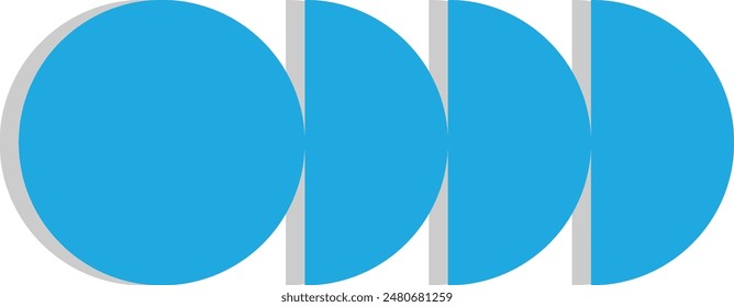 Abstract Geometric Element. Isolated on White Background. Vector Illustration.
