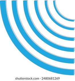 Abstract Geometric Element. Isolated on White Background. Vector Illustration.