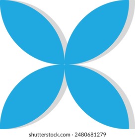 Elemento geométrico Abstractas. Aislado sobre fondo blanco. Ilustración vectorial.