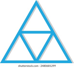 Elemento geométrico Abstractas. Aislado sobre fondo blanco. Ilustración vectorial.