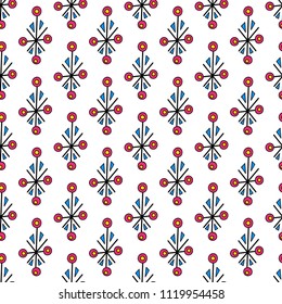 Abstract geometric element. Simple seamless pattern design
