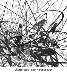 Abstract geometric element with spirally shapes. Abstract illustration