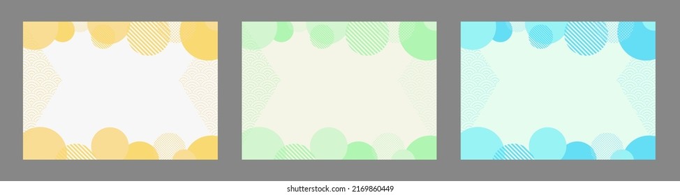 Abstract geometric elements background vector
