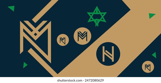 Abstract  geometric elements, shapes and Vector shapes