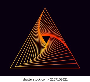 Abstract geometric elements. Universal dynamic form, flowing line. Use in web design, business card, invitation, poster, textile print, background.