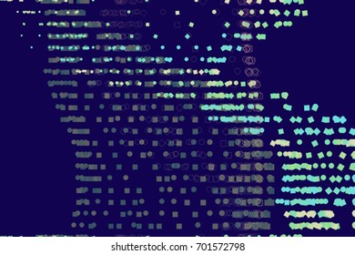 Abstract geometric ellipse & square box pattern, colorful & artistic for graphic design, catalog, textile or texture printing & background. Vector illustration graphic.