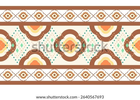 Abstract Geometric ethics traditional seamless pattern 