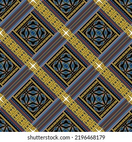 Abstract geometric ethnic native aztec pattern seamless oriental traditional Elegant design for fabric, curtain, background, carpet, wallpaper, clothing, wrapping, batik, textile Vector illustration