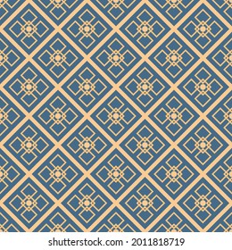 Resumen del patrón étnico geométrico. Diseño para tela, textil, papel pintado y fondo. flores de patrón geométrico abstracto. Ilustración vectorial.
