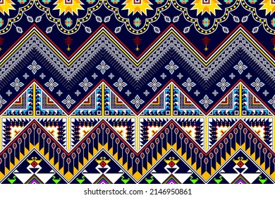 Resumen Diseño de patrones étnicos geométricos. Tradicional origen vectorial del bordado tradicional de la etnia turquía del boho tribal. Moqueta de tela azteca mandala adorno de decoración textil de chevron étnico papel de pared.