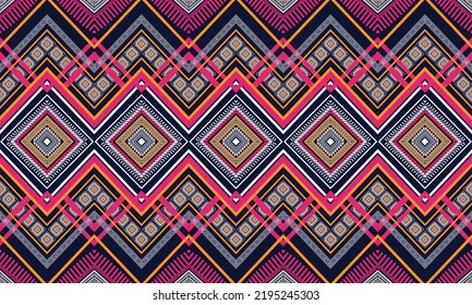 Abstract geometric ethnic pattern design.