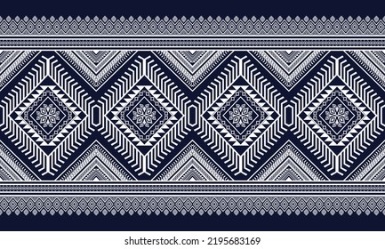 Abstract geometric ethnic pattern design.