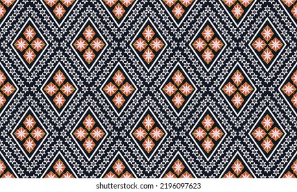 Abstract geometric ethnic pattern design.
