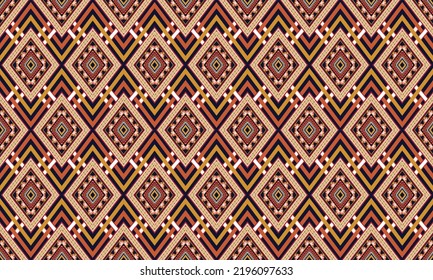 Abstract geometric ethnic pattern design.