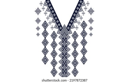 Abstract geometric ethnic pattern design.
